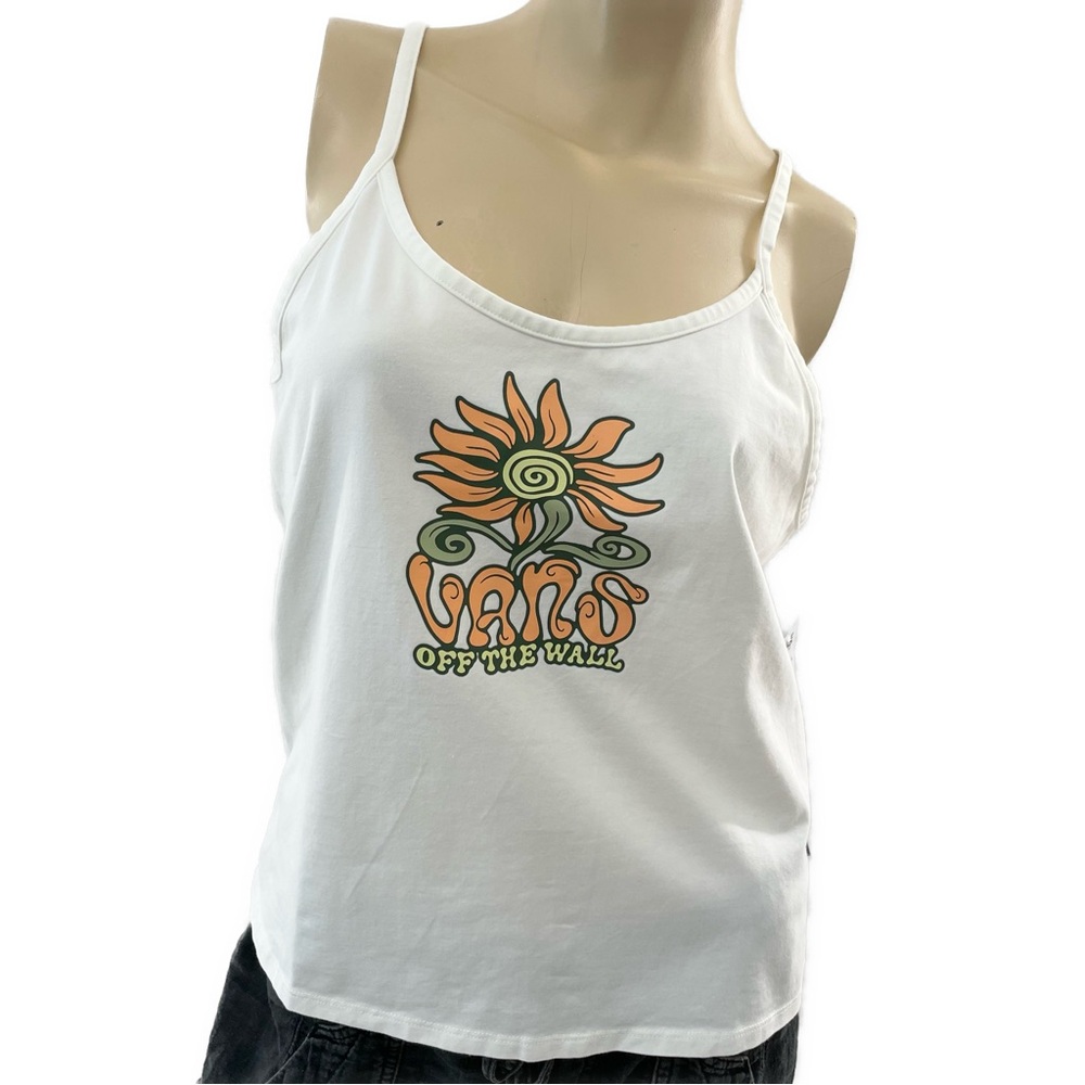 Vans- Off the Wall psychedelic flower cami tank top- medium